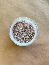 Load image into Gallery viewer, Garlic Salt with Chive Blossoms