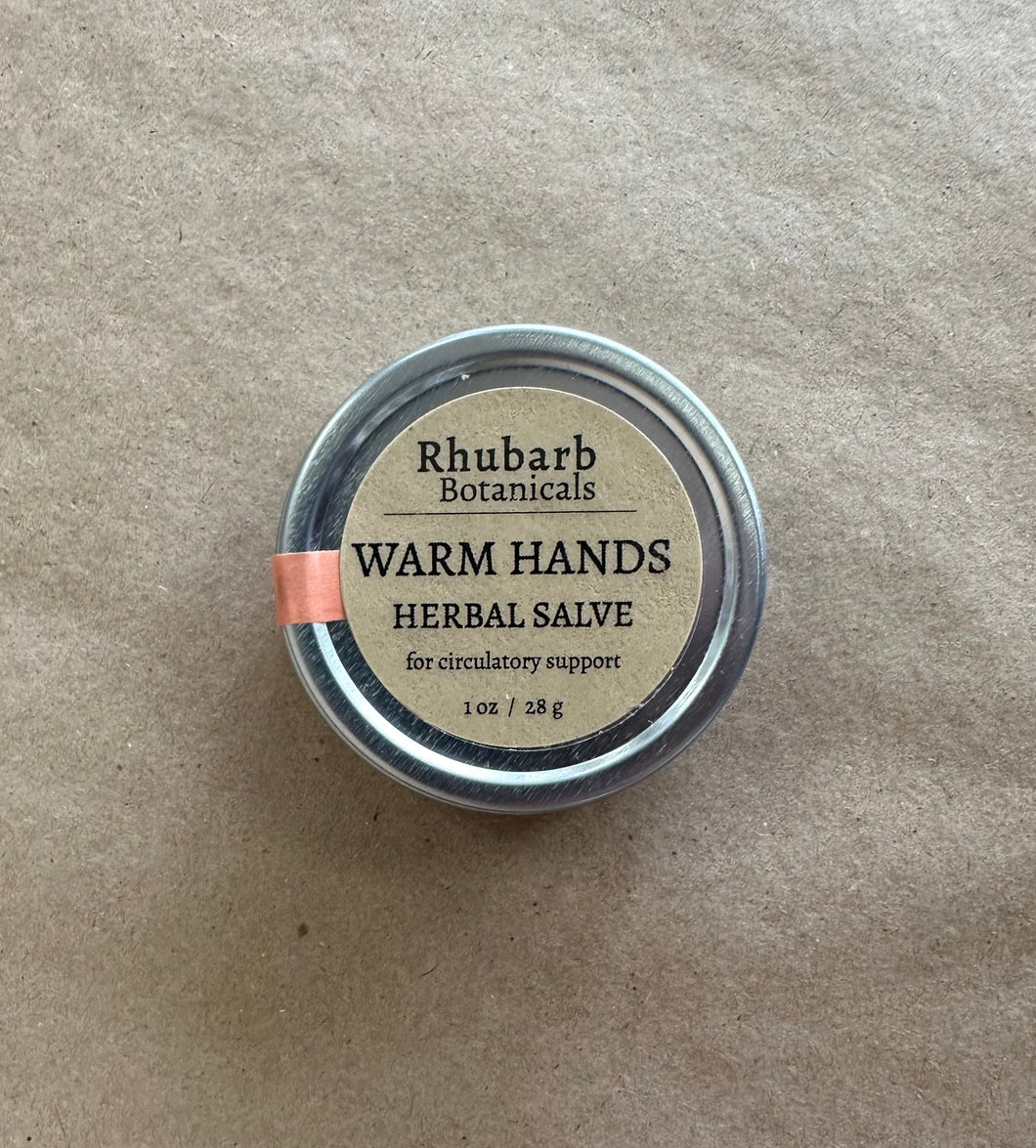 Warm Hands Herbal Salve
