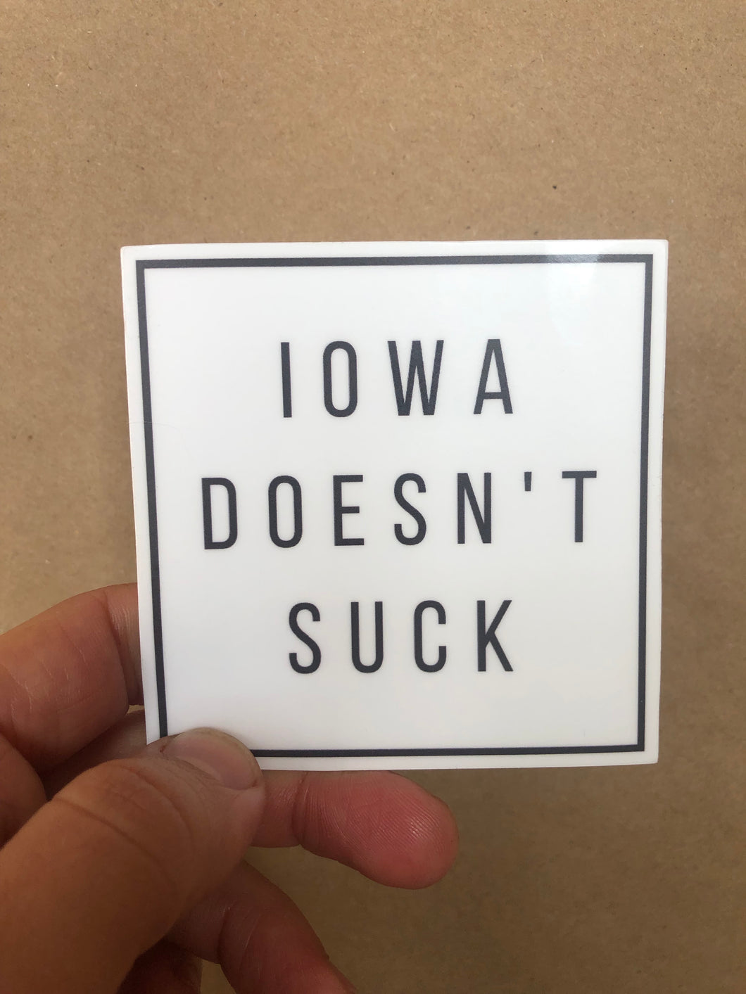 Iowa Doesn't Suck Sticker